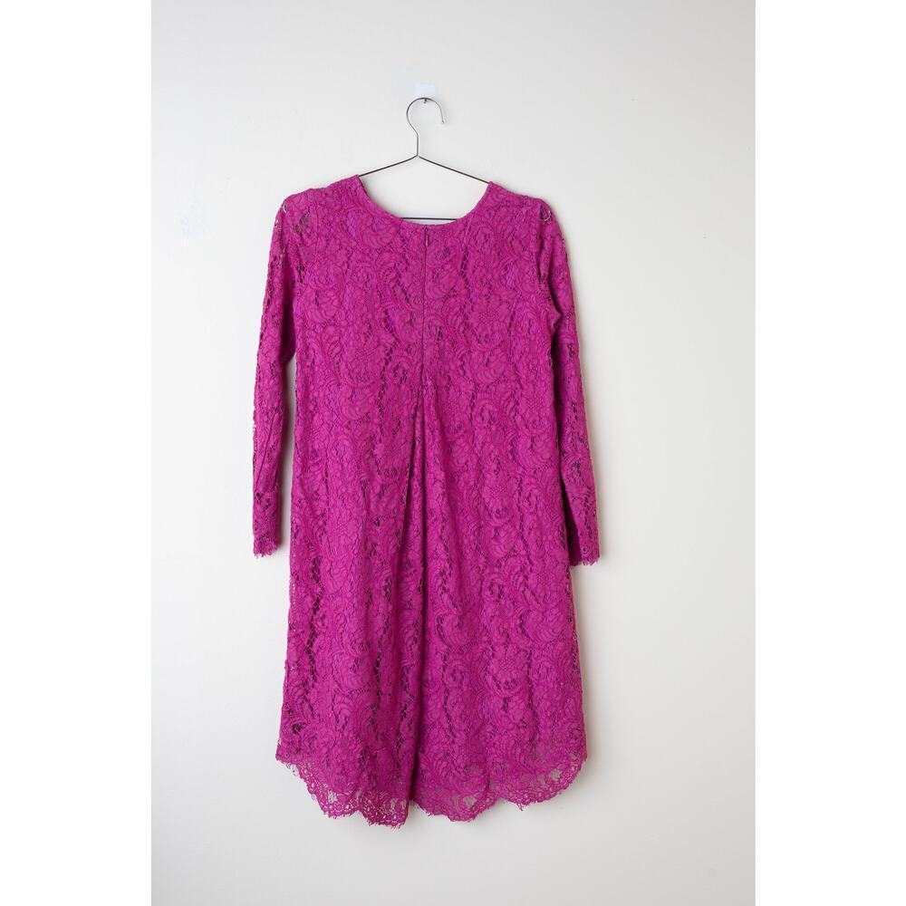 Adam Lippes x RTR Long Sleeve Trapeze Dress in Pink - Size 8 - Picture 3 of 8